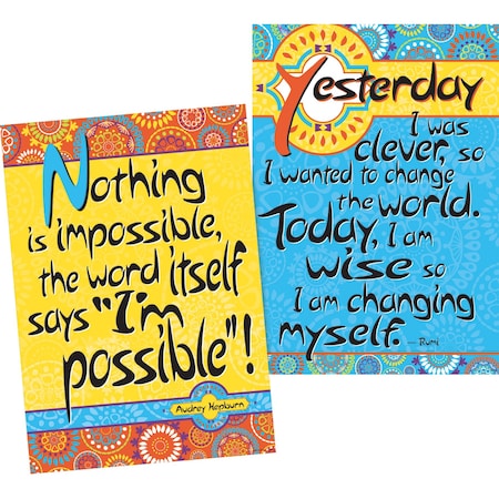 Barker Creek I'm Possible Poster Duet Set, 2/Set 1887
